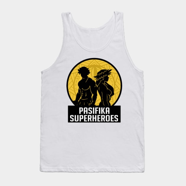 Pasifika Superheroes Tank Top by Reading Warrior 